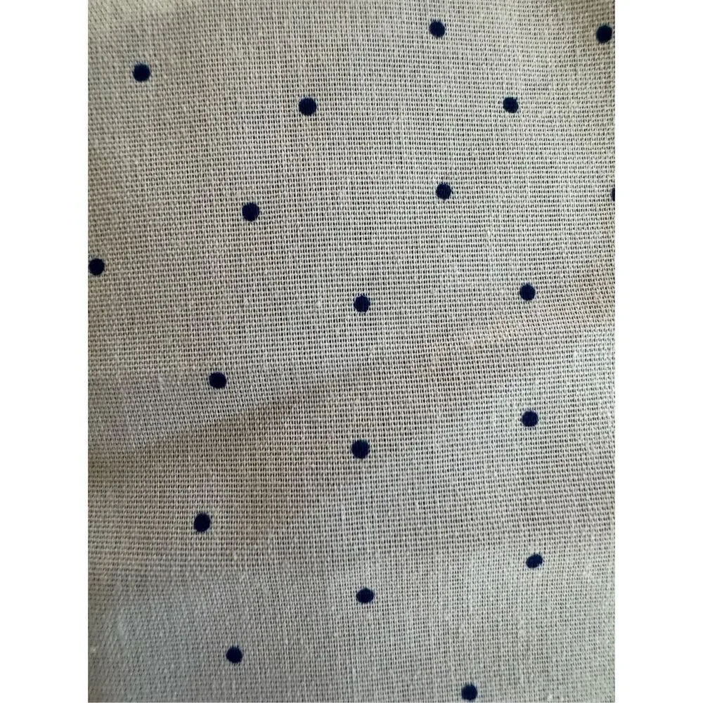 Pilsbury Doughboy valence 1 single curtain poppin Fresh 1998 white mini polka do